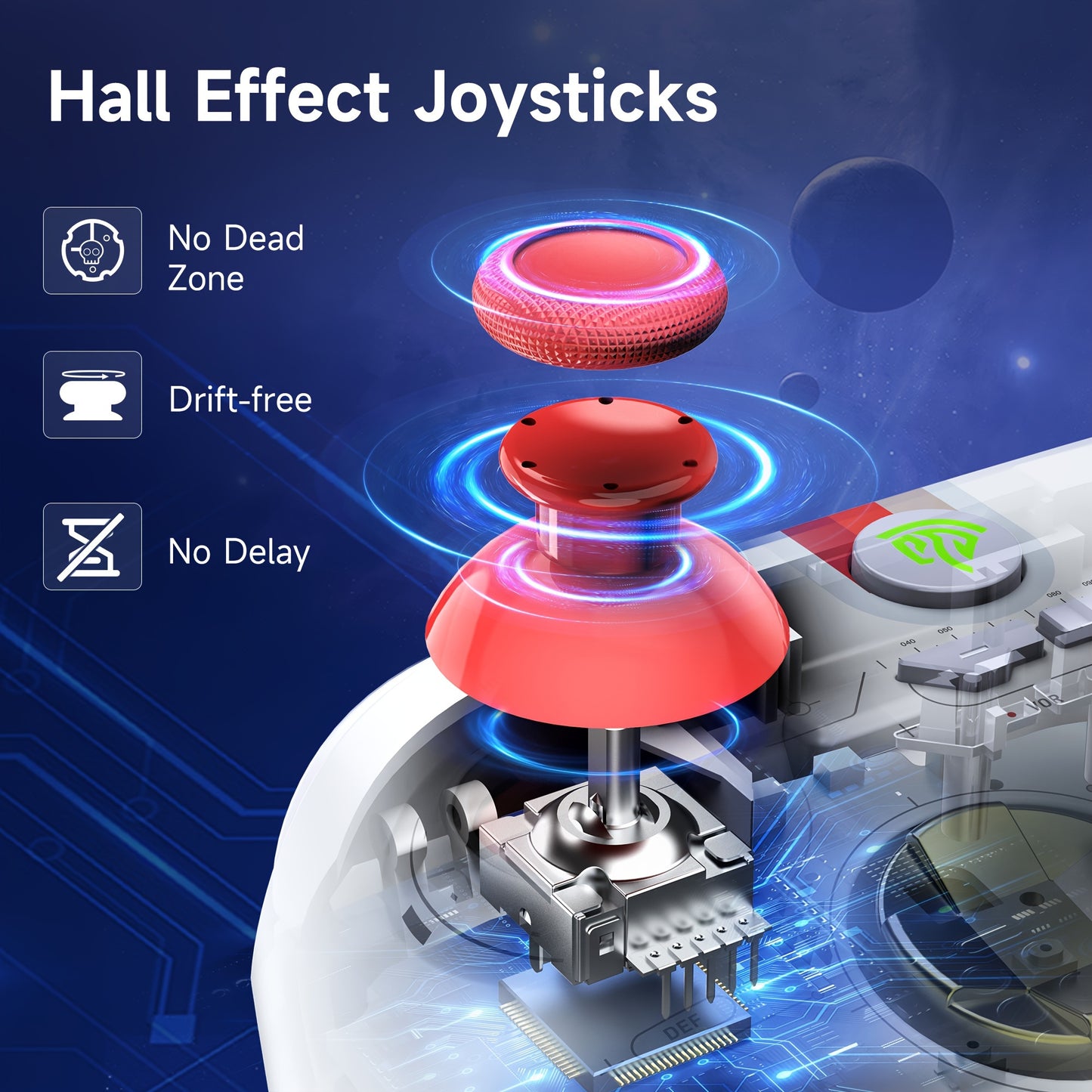 Mando inalámbrico EASYSMX para PC y juegos