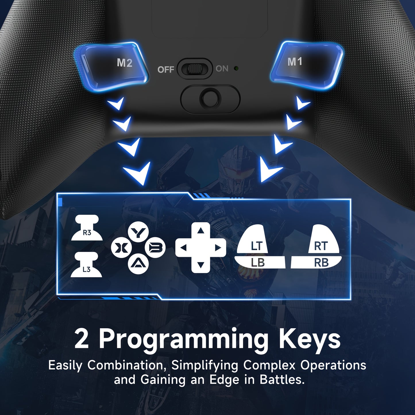 Mando inalámbrico EASYSMX para PC y juegos
