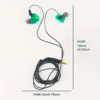 URIZONS Clear Dynamic Headphones - Noise-Cancelling Wired Earbuds