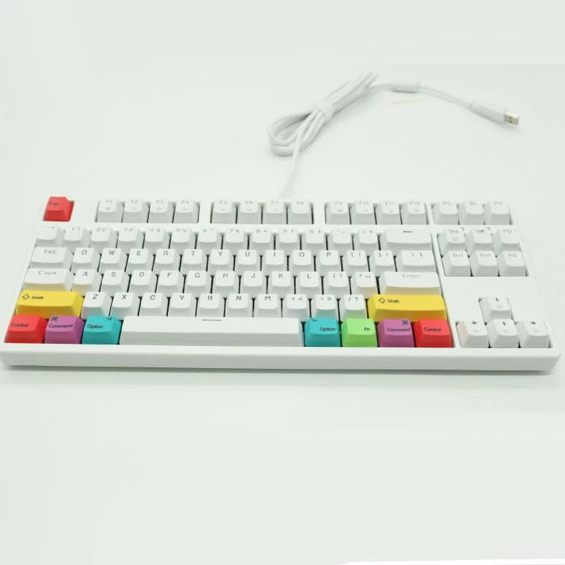 Teclas Reemplazables para Teclado Mecánico Mac/WIN, Perfil OEM PBT, Modificadores CMYK - 10 Teclas Grabadas con Láser