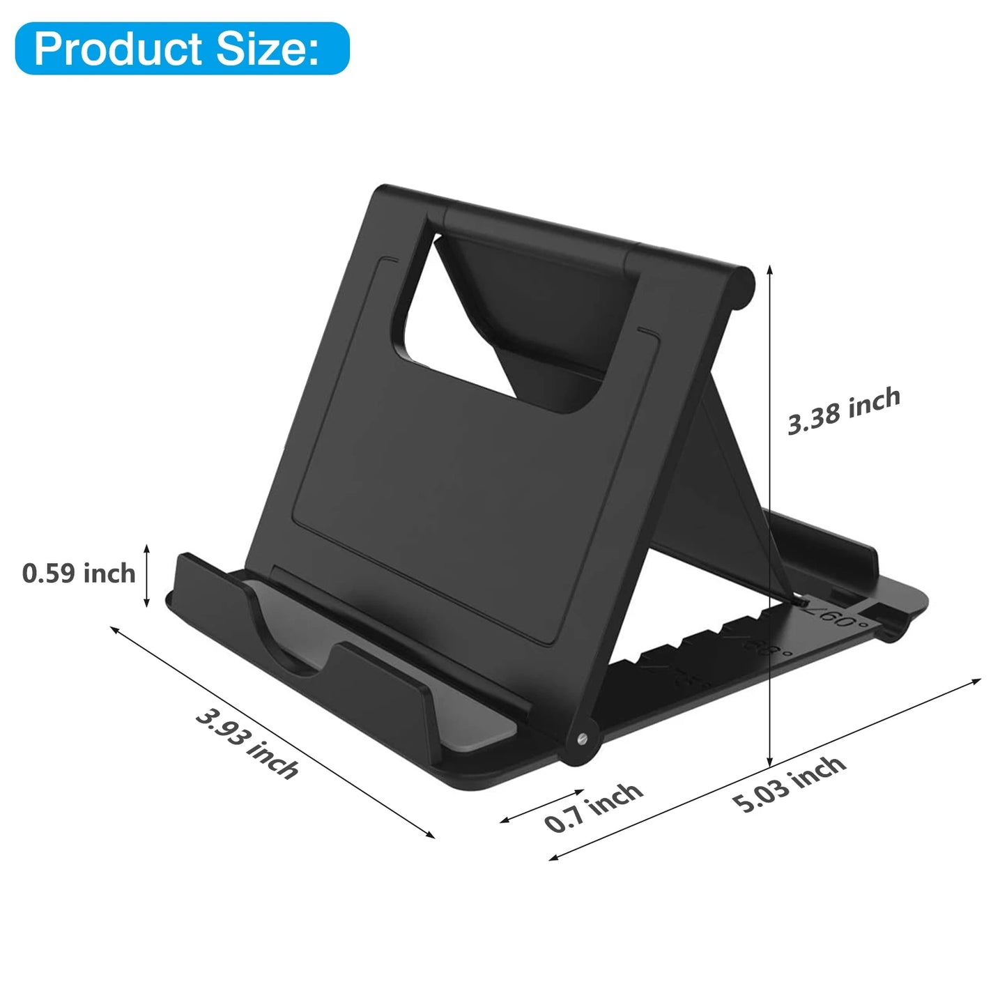 Bimawen Soporte Plegable para Monitor Portátil, Accesorio para Tabletas 4,7"-18,5", Compatible con iPad, iPhone, HUAWEI, Xiaomi