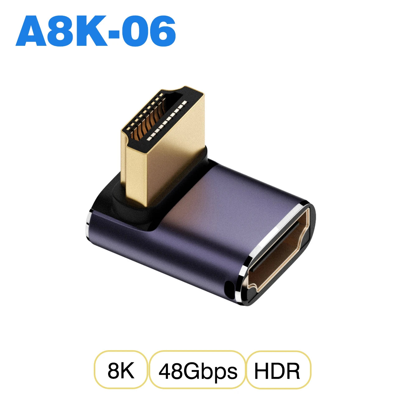 Ugrourd - Adaptador de Cable HDMI 2.1, Convertidor Mini/Micro HDMI a HDMI 2.1, 48Gbps, 8K 60Hz, 4K 120Hz para Proyector, HDTV, PS4, PS5, Ordenador Portátil y PC