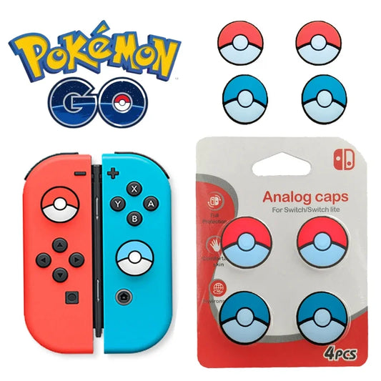 Grips para joysticks de Nintendo Switch Pokemon, PS5y joy-con