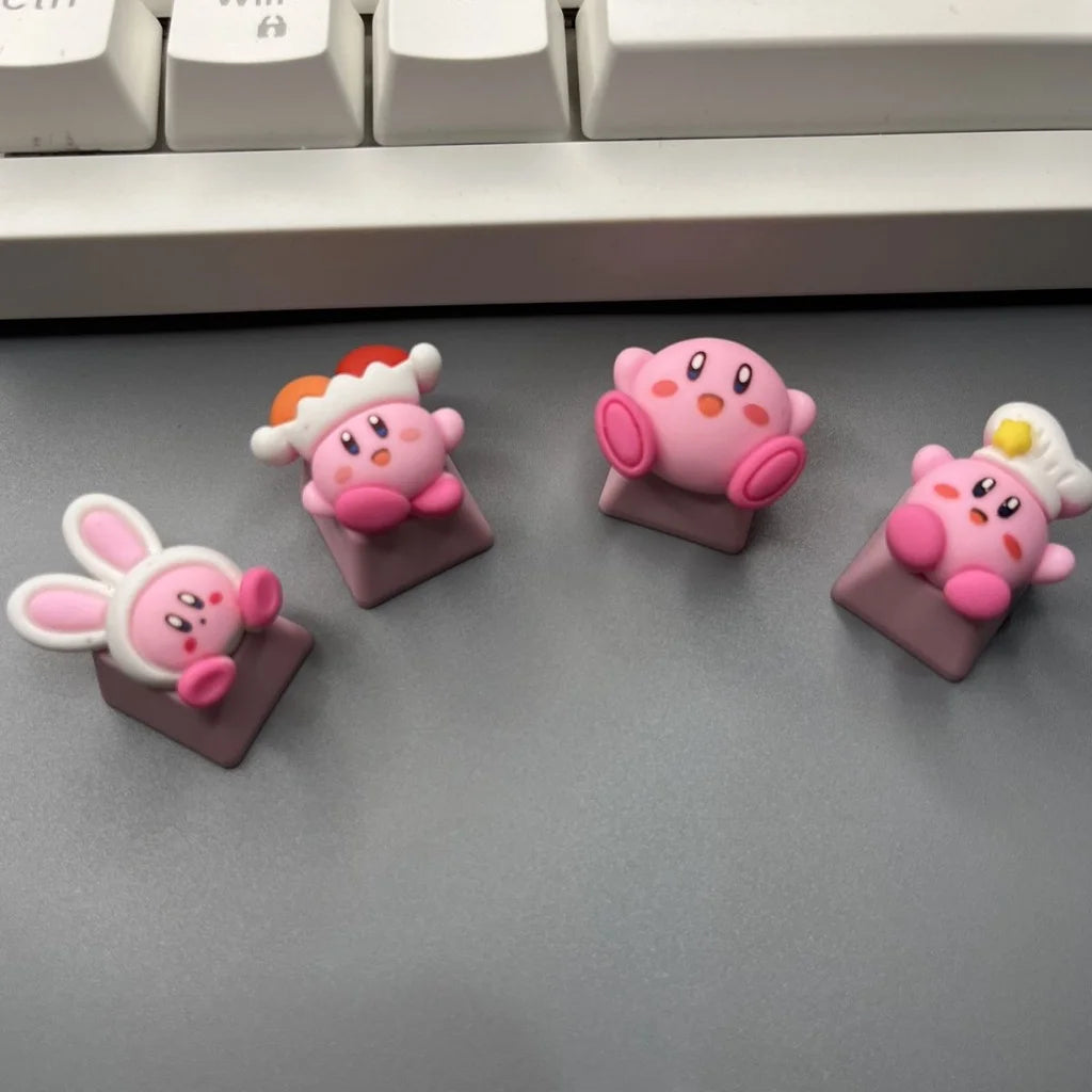 Teclas de Kirby rosa para teclados mecánicos