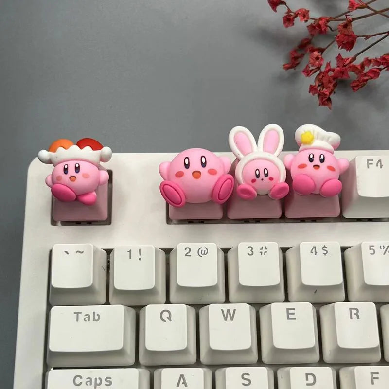 Teclas de Kirby rosa para teclados mecánicos