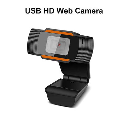 Cámara web HD 720p con micrófono para PC, Mac y laptop