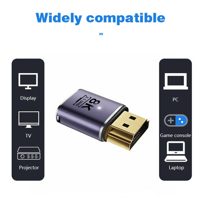 Ugrourd - Adaptador de Cable HDMI 2.1, Convertidor Mini/Micro HDMI a HDMI 2.1, 48Gbps, 8K 60Hz, 4K 120Hz para Proyector, HDTV, PS4, PS5, Ordenador Portátil y PC