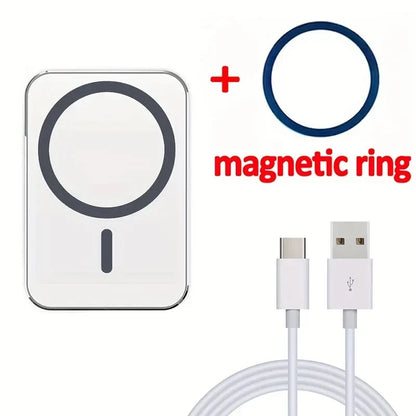 Cargador de Coche Inalámbrico Magnético para MagSafe, Soporte de Teléfono con Montaje en Rejilla de Ventilación para iPhone 16, 15, 14, 13, 12 Pro Max, Samsung, 15W