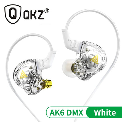 QKZ AKX Auriculares Heavy Bass Dynamic In-Ear Monitors (IEM)