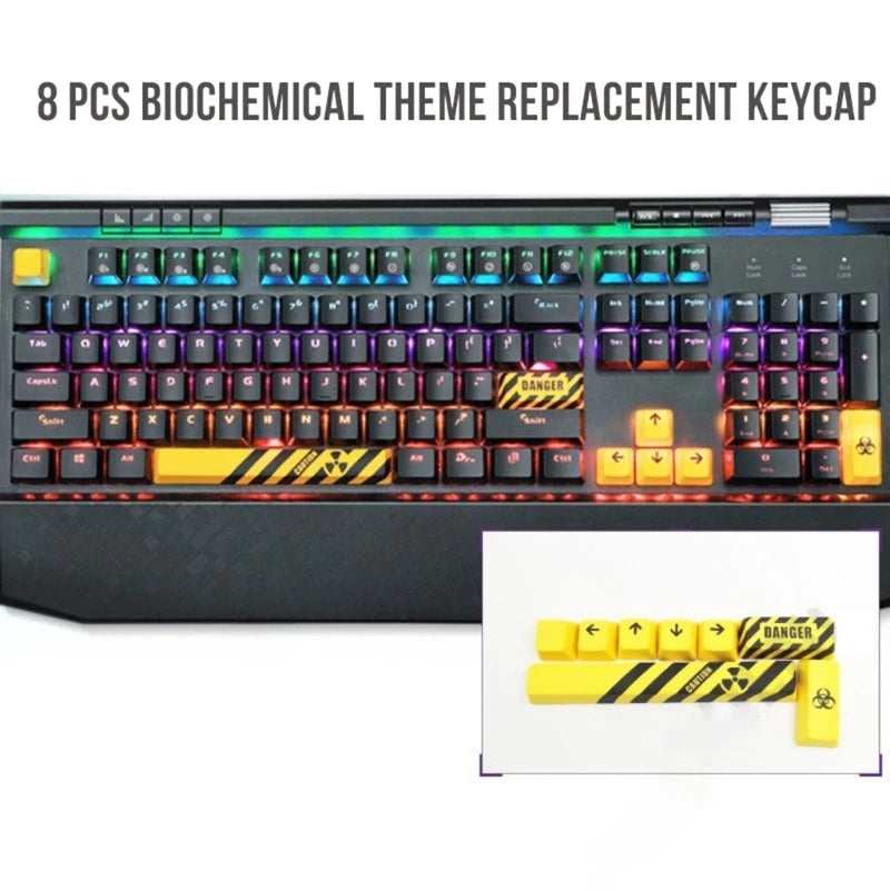 Teclado Mecánico PBT Grueso - Teclas Dirección, Entrada y Espacio 6.25, Envío Directo