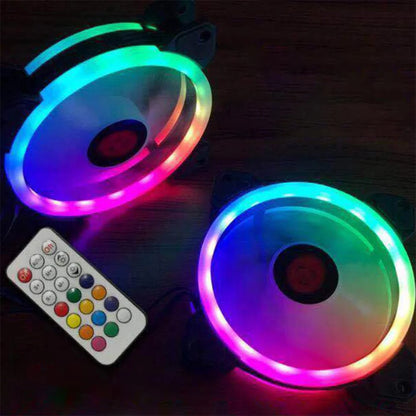 Ventilador RGB de 120mm para chasis con luces led y cojinetes fluidos