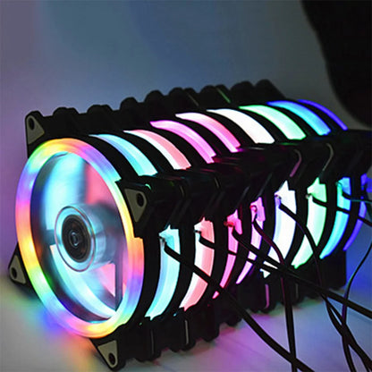 Ventilador RGB de 120mm para chasis con luces led y cojinetes fluidos