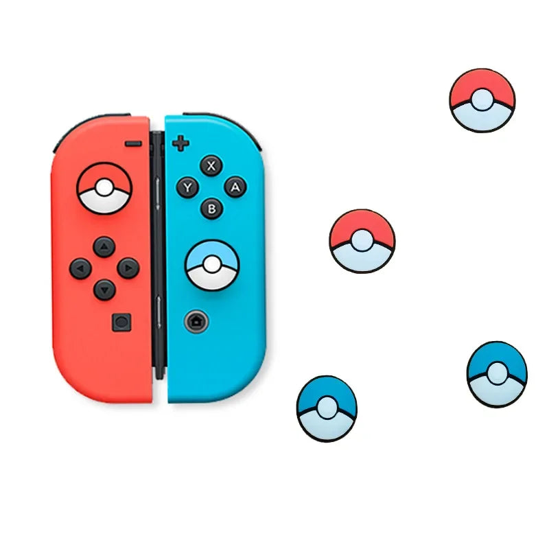 Grips para joysticks de Nintendo Switch Pokemon, PS5y joy-con