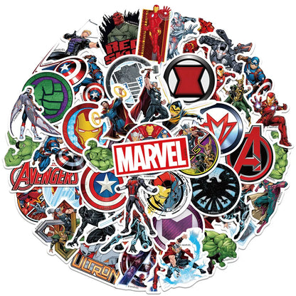 Pack de Pegatinas de Marvel y Disney para Niños (50 Piezas)