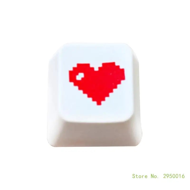 PBT Keycap OEM R4 - Perfil en Forma de Corazón para Teclado Mecánico, Reemplazo Personalizado