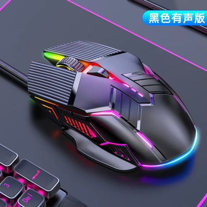 Ratón Ergonómico para Juegos RGB con Cable – 3200 DPI