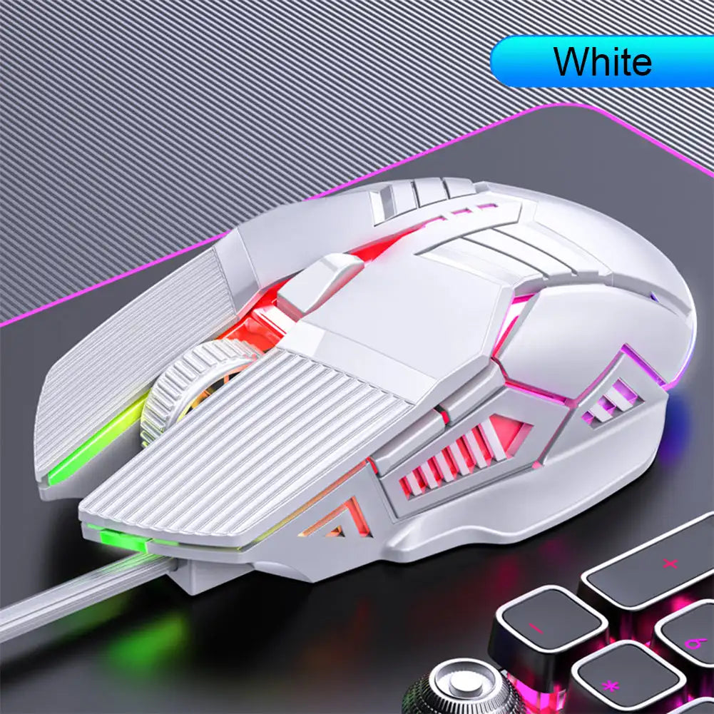 Ratón Ergonómico para Juegos RGB con Cable – 3200 DPI