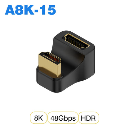 Ugrourd - Adaptador de Cable HDMI 2.1, Convertidor Mini/Micro HDMI a HDMI 2.1, 48Gbps, 8K 60Hz, 4K 120Hz para Proyector, HDTV, PS4, PS5, Ordenador Portátil y PC