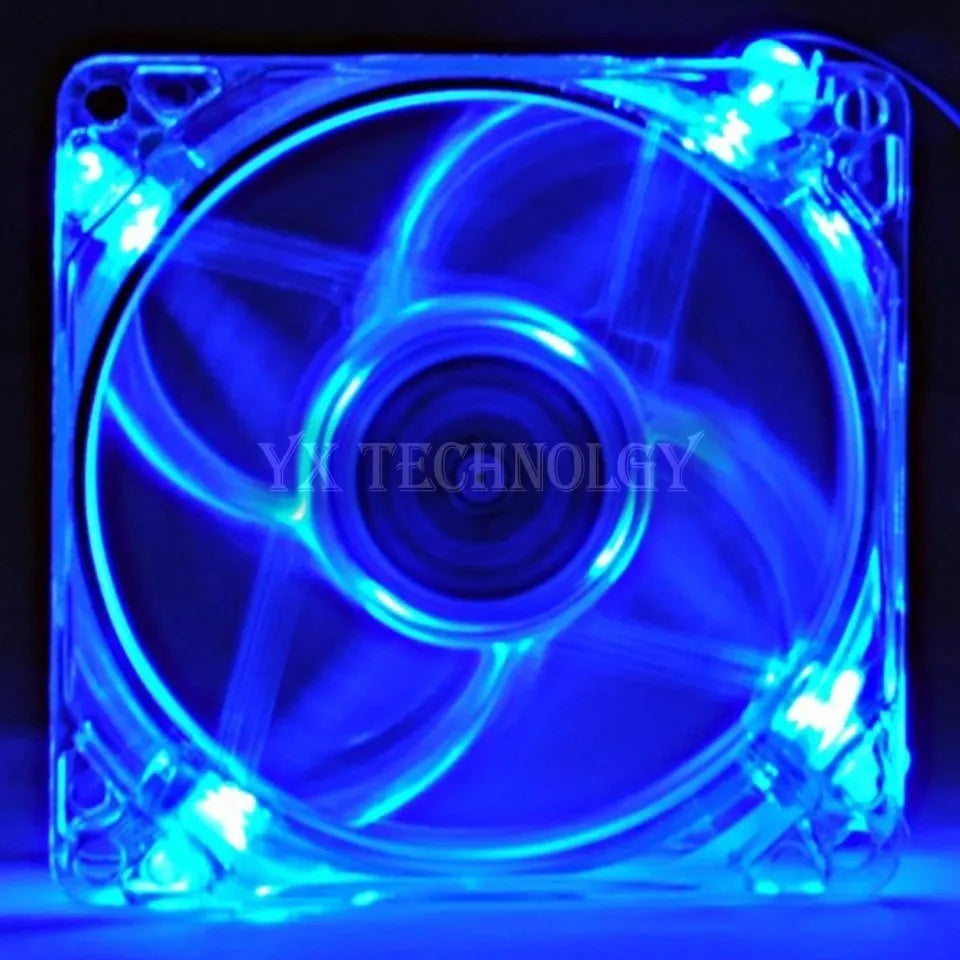 Ventilador fan RGB de 80mm sin escobillas para chasis de pc