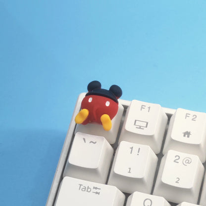 Teclas de Teclado Mecánico Personalizadas - Personalidad Creativa, Minimi, Mickey, Ejes de Cereza Cruzados