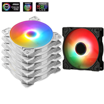 Ventilador RGB de 120mm silencioso para chasis de pc