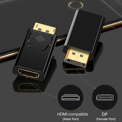 Convertidor DP a HDMI Macho a Hembra 4K - Adaptador Compatible con HDMI para PC, TV, Portátil y Proyector