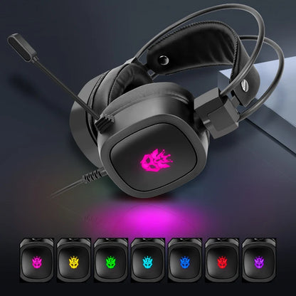 Auriculares para Juegos con Sonido Envolvente Virtual 7.1: Control por Voz y Micrófono Integrado