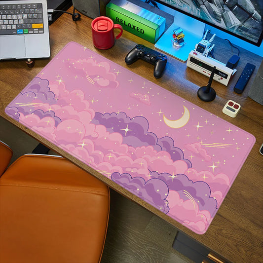 Alfombrilla de ratón Rosa Skyscape | Tamaño XXL para escritorio