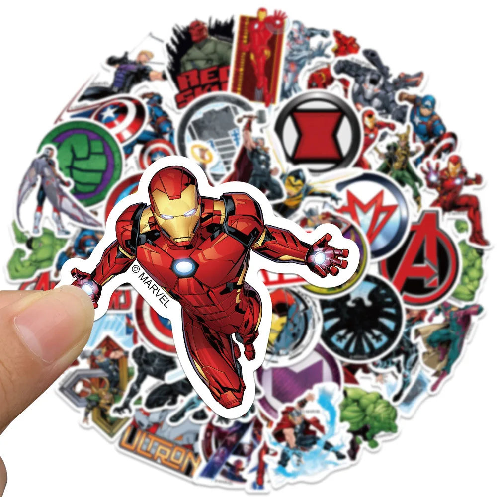 Pack de Pegatinas de Marvel y Disney para Niños (50 Piezas)