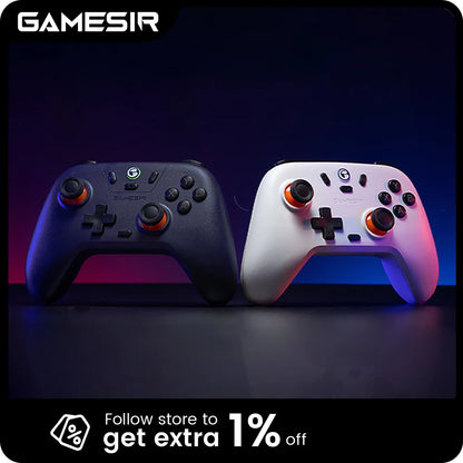 GameSir Nova Lite: Mando de interruptor inalámbrico Gamepad para juegos con efecto Hall