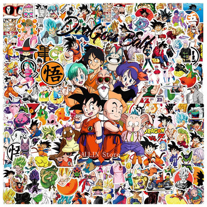 Pegatinas de Dragon Ball - Diseños de Son Goku y más (50/100 piezas)