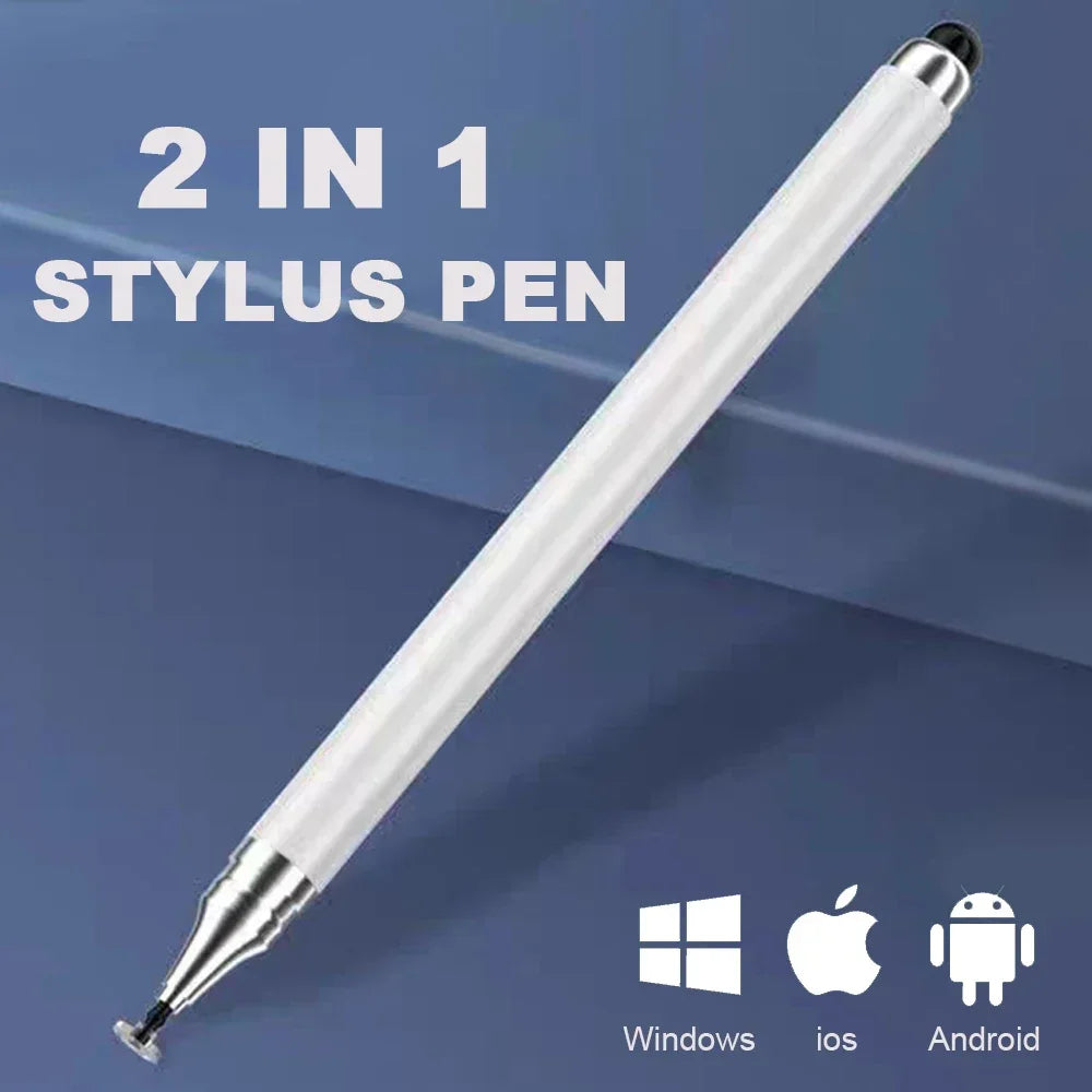 Lápiz 2 en 1 para tablet y pantalla táctil, ideal para dibujo y escritura - iPad y Samsung