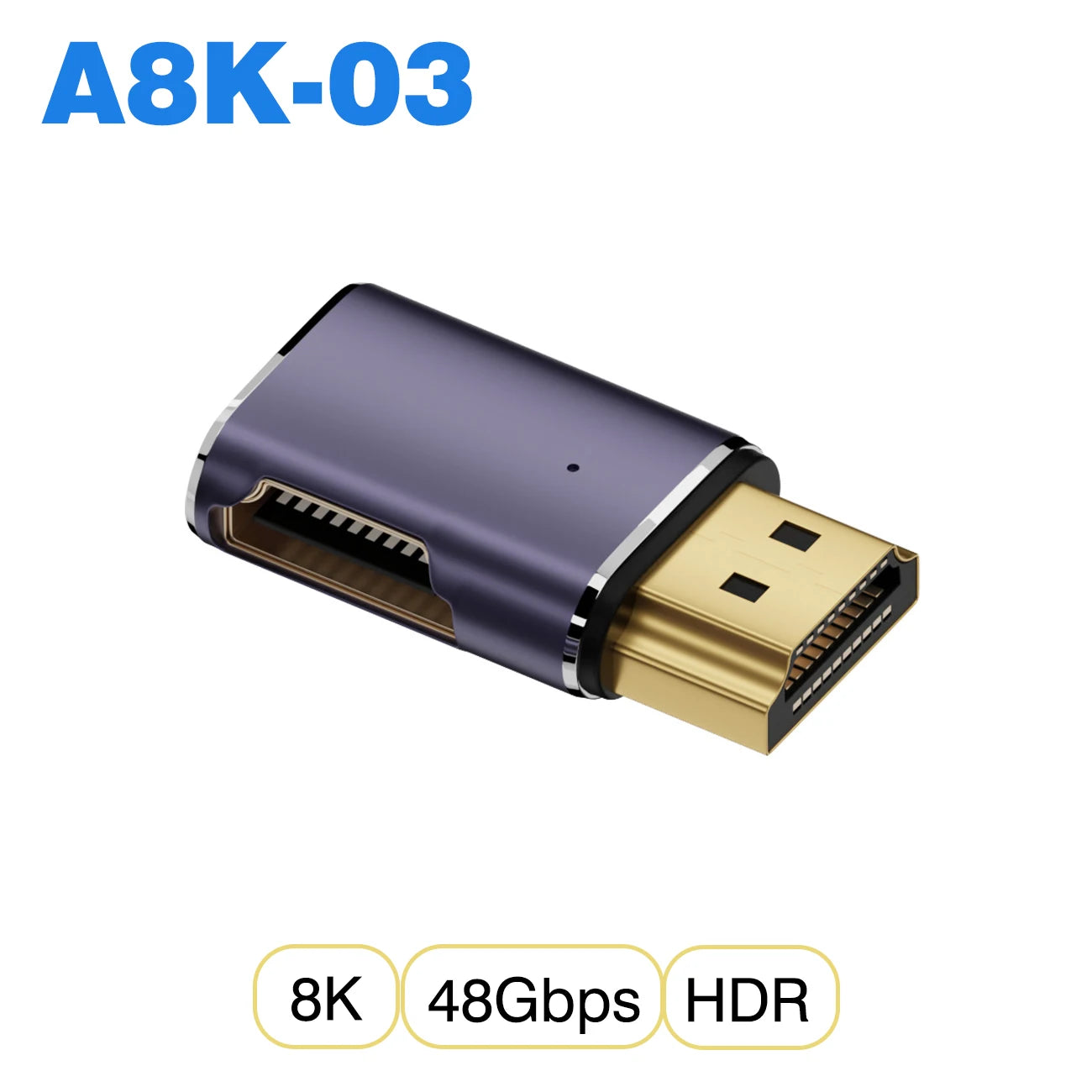 Ugrourd - Adaptador de Cable HDMI 2.1, Convertidor Mini/Micro HDMI a HDMI 2.1, 48Gbps, 8K 60Hz, 4K 120Hz para Proyector, HDTV, PS4, PS5, Ordenador Portátil y PC