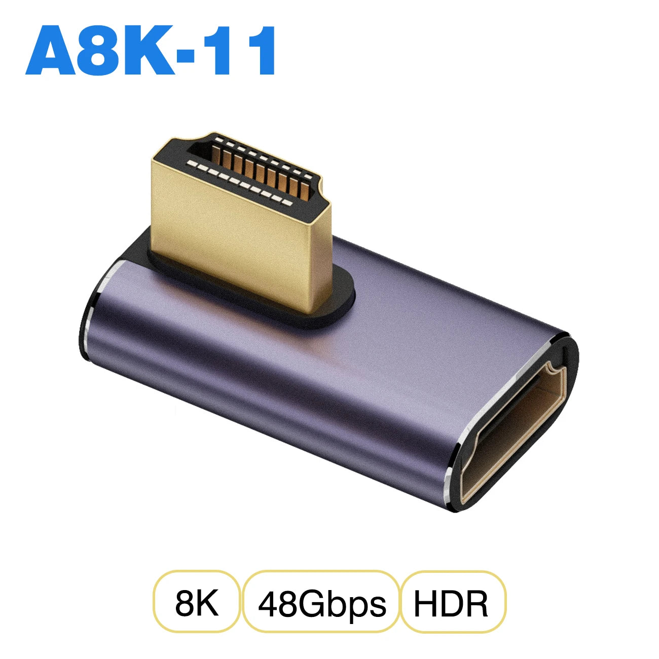 Ugrourd - Adaptador de Cable HDMI 2.1, Convertidor Mini/Micro HDMI a HDMI 2.1, 48Gbps, 8K 60Hz, 4K 120Hz para Proyector, HDTV, PS4, PS5, Ordenador Portátil y PC