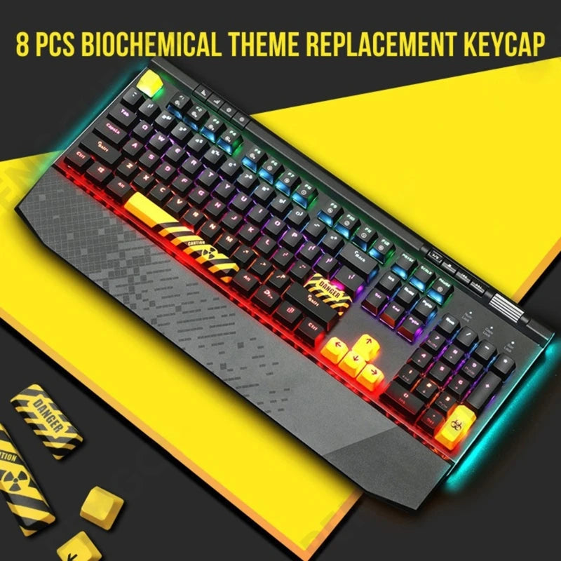 Teclado Mecánico PBT Grueso - Teclas Dirección, Entrada y Espacio 6.25, Envío Directo