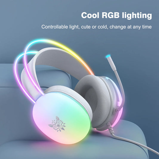 Auriculares Gaming ONIKUMA RGB con Micrófono para PC