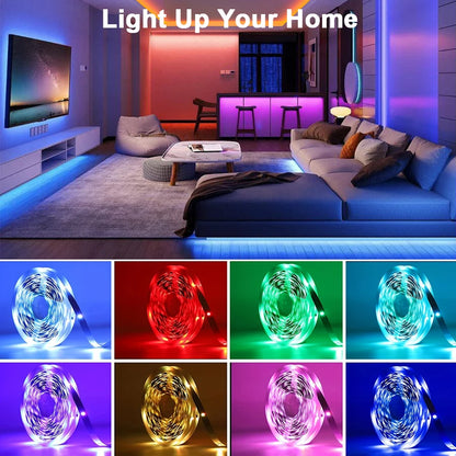 LED RGB flexible con control por bluetooth para decoración