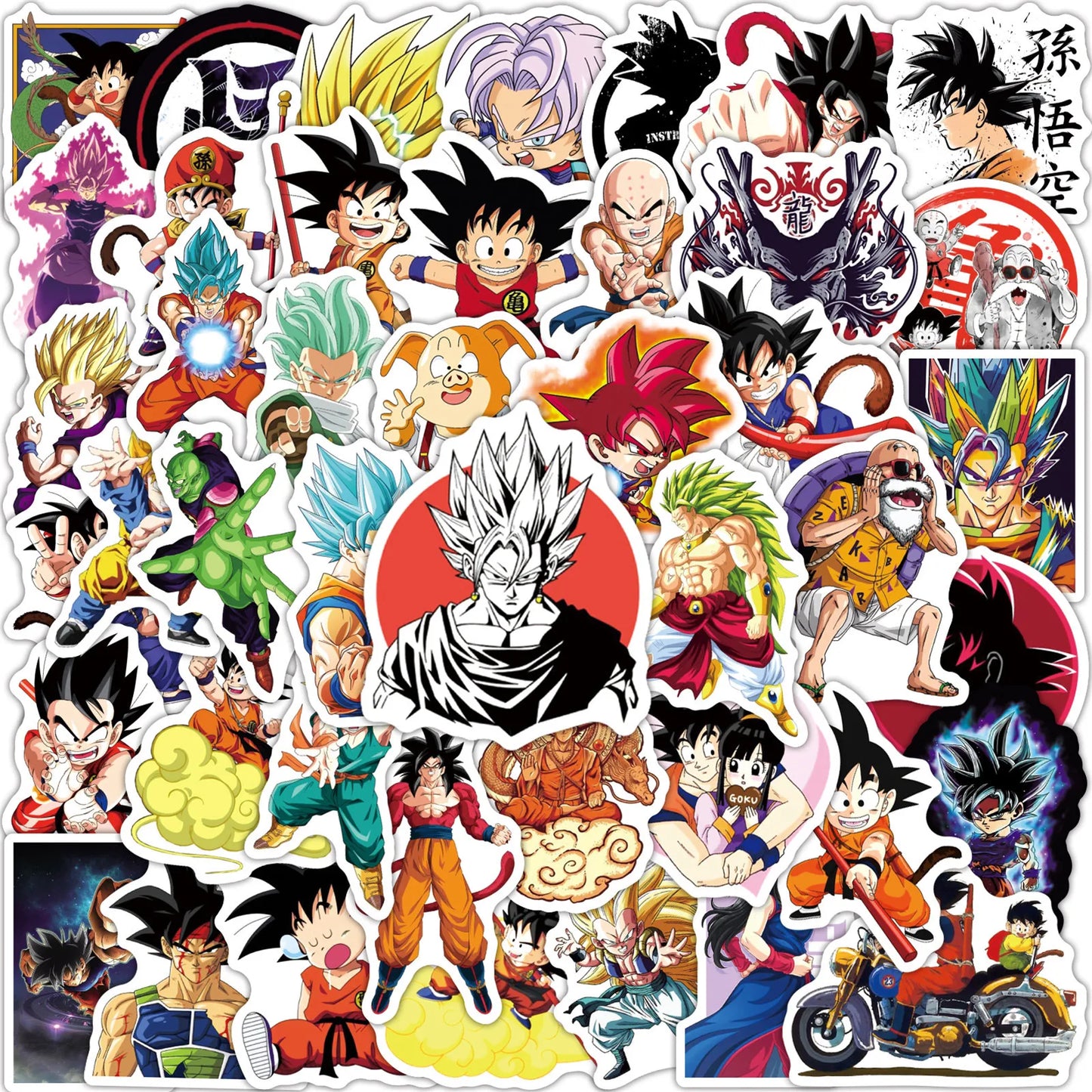 Pegatinas de Dragon Ball - 10/50/100 Uds.