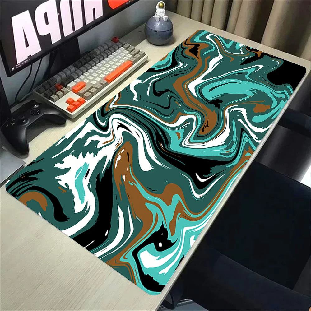 Alfombrilla de ratón XXL para juegos | Diseño Anime y superficie de velocidad