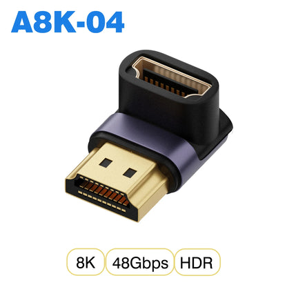 Ugrourd - Adaptador de Cable HDMI 2.1, Convertidor Mini/Micro HDMI a HDMI 2.1, 48Gbps, 8K 60Hz, 4K 120Hz para Proyector, HDTV, PS4, PS5, Ordenador Portátil y PC