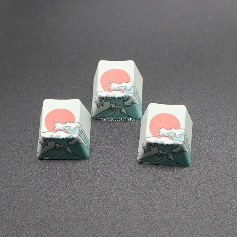 Teclado Mecánico OEM PBT Coral Sea, Accesorio Adicional de Sublimación para Space ESC 2 Piezas, Juego de Teclas Spaceb