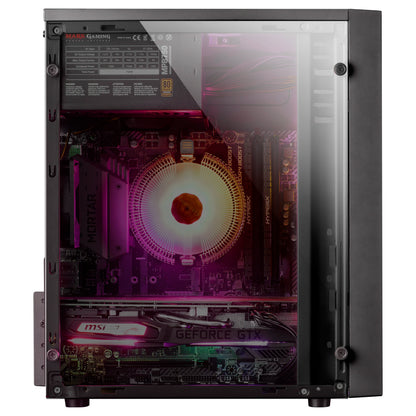 Caja gaming microATX Mars gaming MCM con modos ARGB y ventilador de 8 cm