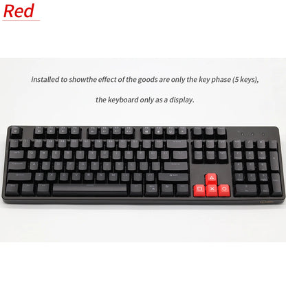 Teclado Mecánico PBT Keycaps - Set de 4 Teclas Direccionales PSP, Perfil OEM, Multicolor