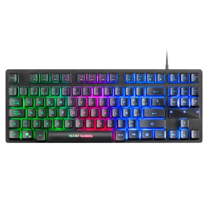 Pack teclado y ratón | Mars gaming MCPTKL TKL RGB teclado h-mech y ratón óptico ligero