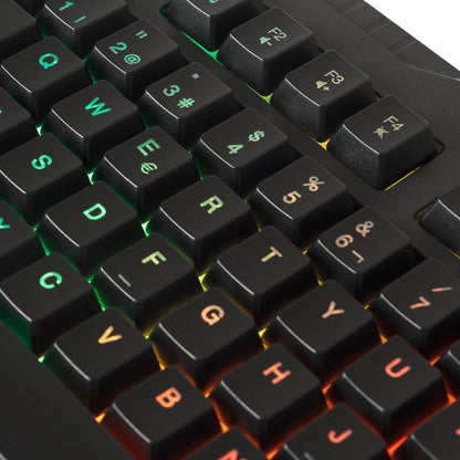 Teclado Mars gaming MRK0 RGB rainbow antighosting para gaming