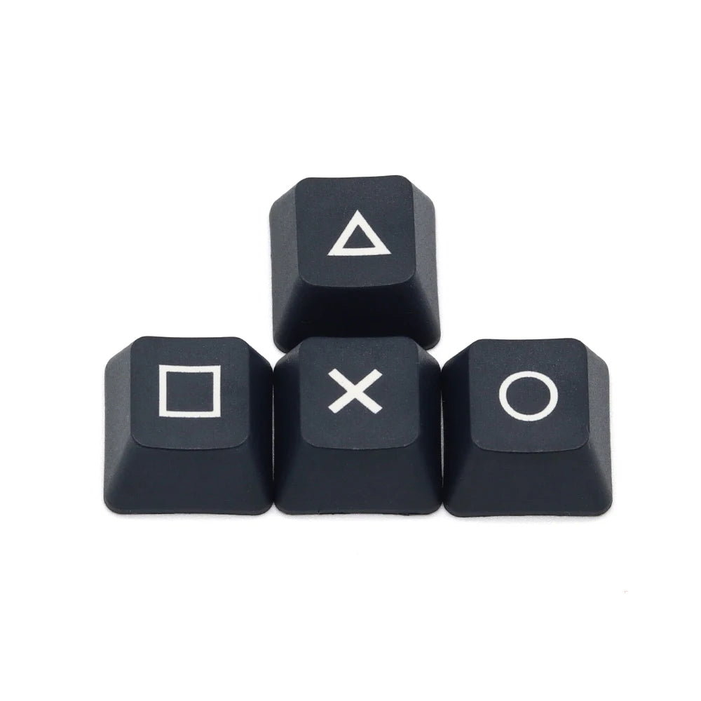 Teclado Mecánico PBT Keycaps - Set de 4 Teclas Direccionales PSP, Perfil OEM, Multicolor