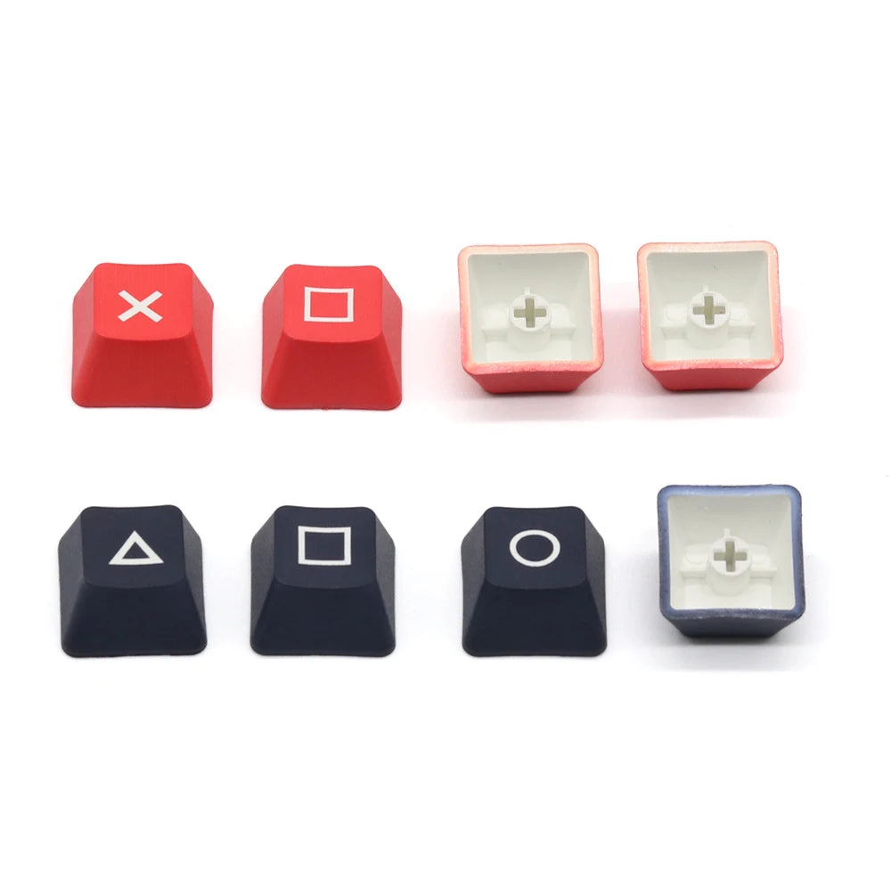 Teclado Mecánico PBT Keycaps - Set de 4 Teclas Direccionales PSP, Perfil OEM, Multicolor